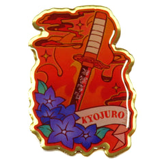 Demon Slayer: Kimetsu no Yaiba Kyojuro Rengoku Random Pins Demon Slayer Festival Anime Anniversary Festival Limited Aniplex Mail Online Shopping Purchase Pins [USED]