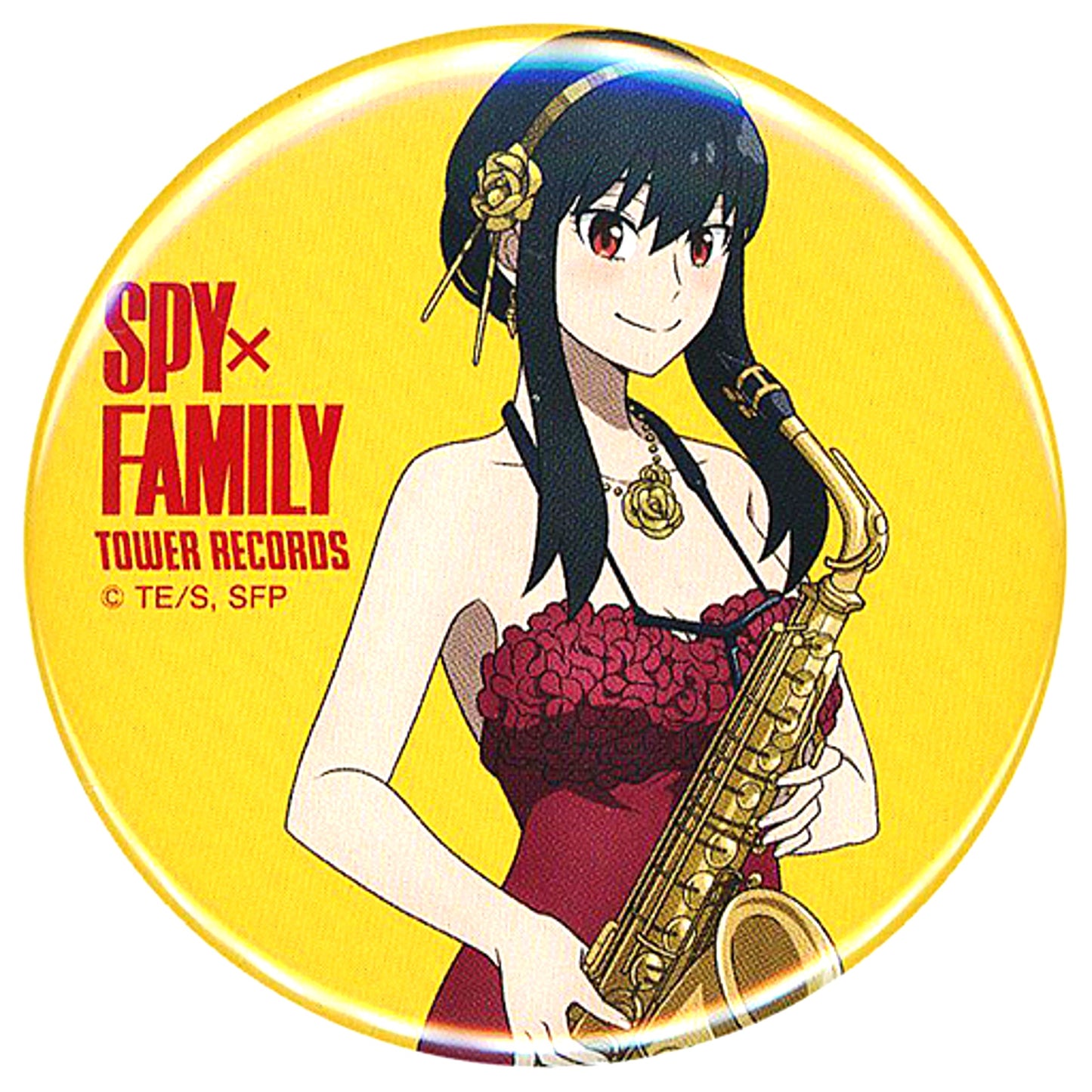 Yor Forger JAZZ Spy x Family x TOWER RECORDS Trading Button [USED]