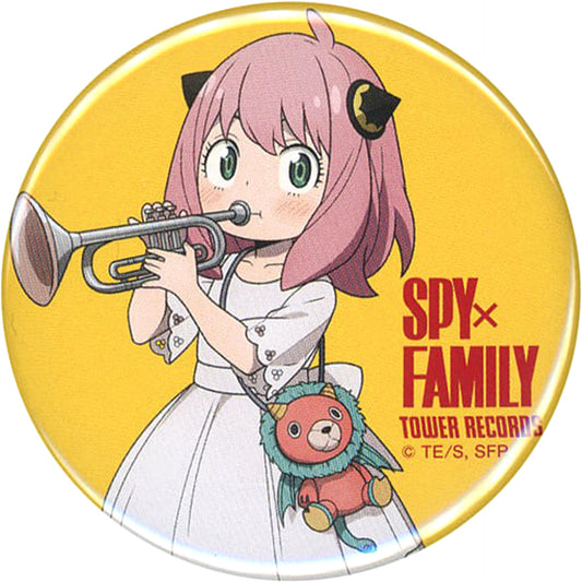 SPY x FAMILY Anya Forger Jazz Trading Can Badge Tower Records Limited Buttons [USED]