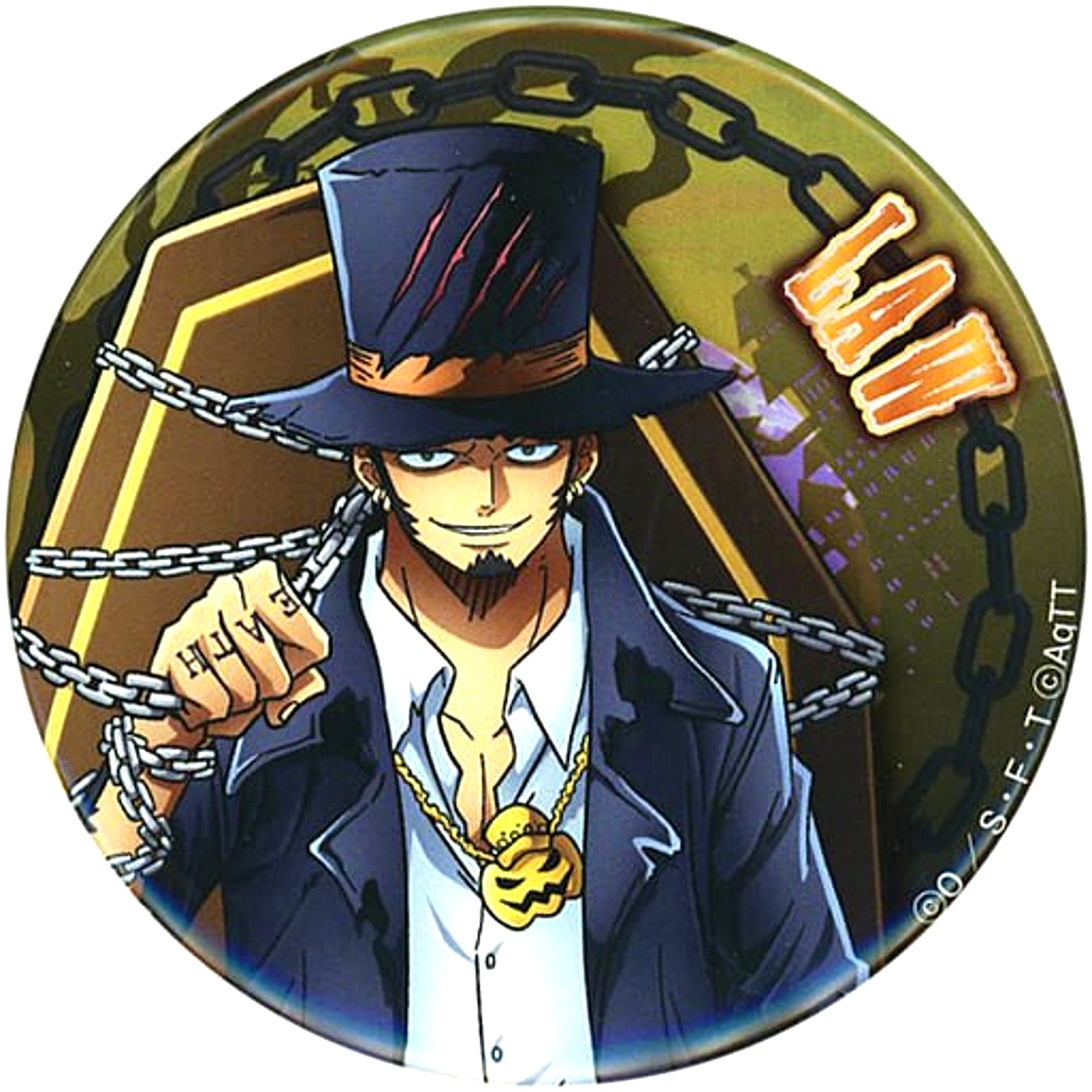 Trafalgar Law One Piece HALLOWEEN 2019 Button Tokyo One Piece Tower Limited [USED]