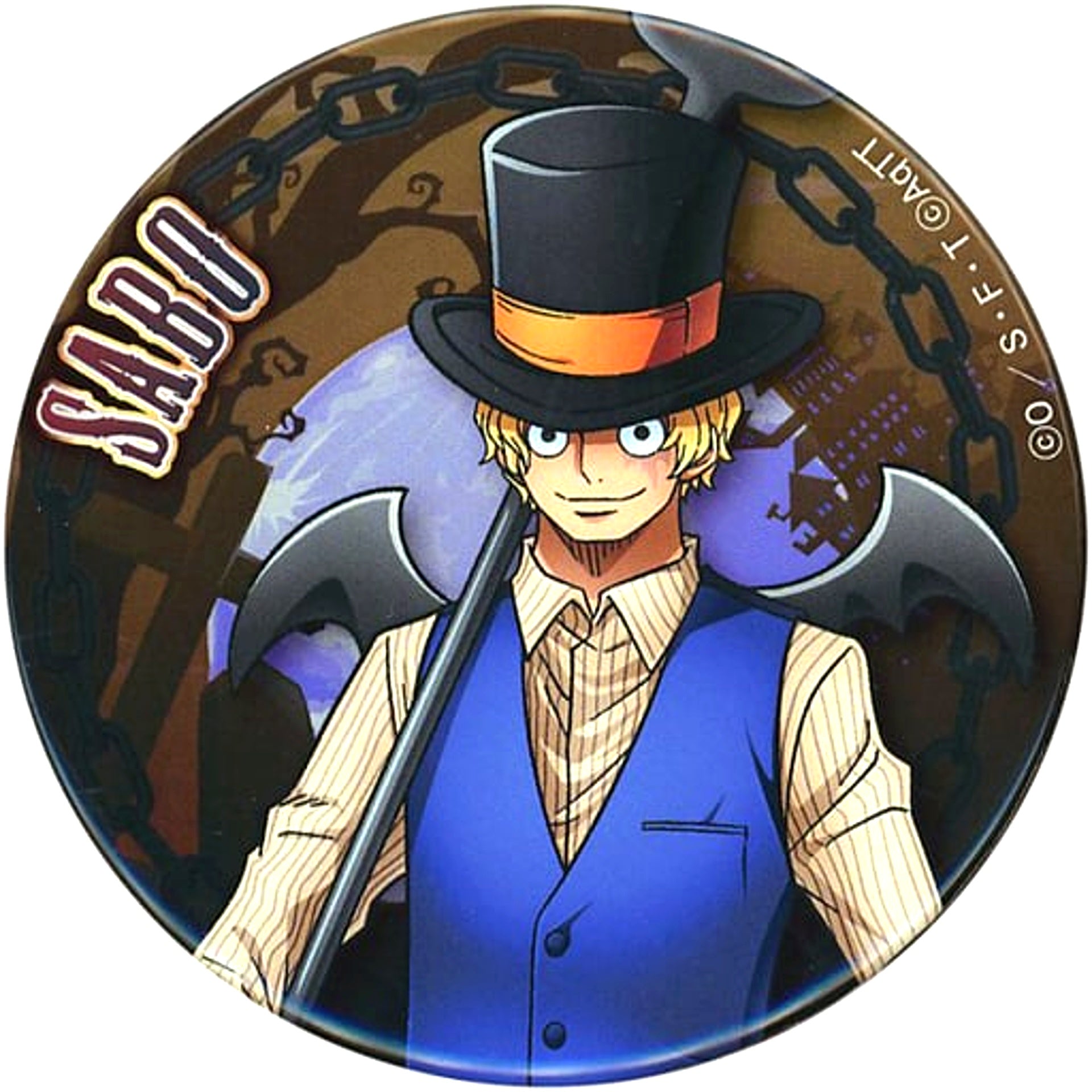 Sabo One Piece HALLOWEEN 2019 Button Tokyo One Piece Tower Ltd [USED]