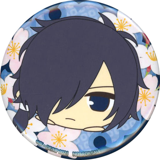 Hakuouki Hajime Saito Can Badge animate Limited Mochikororin Plush Mascot Box Purchase Bonus Buttons [USED]