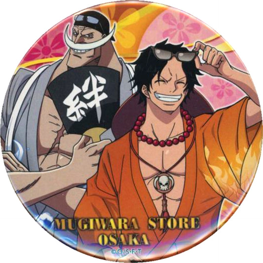 Edward Newgate & Portgas D. Ace Gotochi Button MATSURI One Piece Osaka Store Limited [USED]