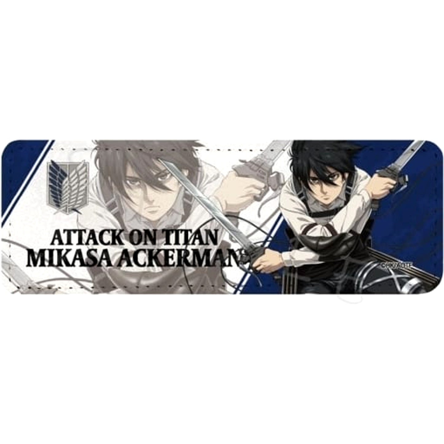Attack on Titan The Final Season Mikasa Ackerman YB Long Leather Badge Part 5 Buttons [USED]