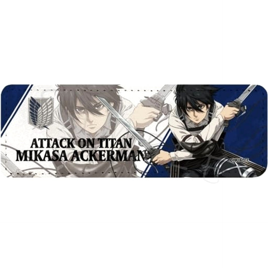 Attack on Titan The Final Season Mikasa Ackerman YB Long Leather Badge Part 5 Buttons [USED]
