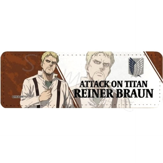 Attack on Titan The Final Season Reiner Braun YE Long Leather Badge Part 5 Buttons [USED]