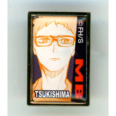 Kei Tsukishima Haikyu!! 5th Anniversary Made to Order Pins Karasuno High School [USED]