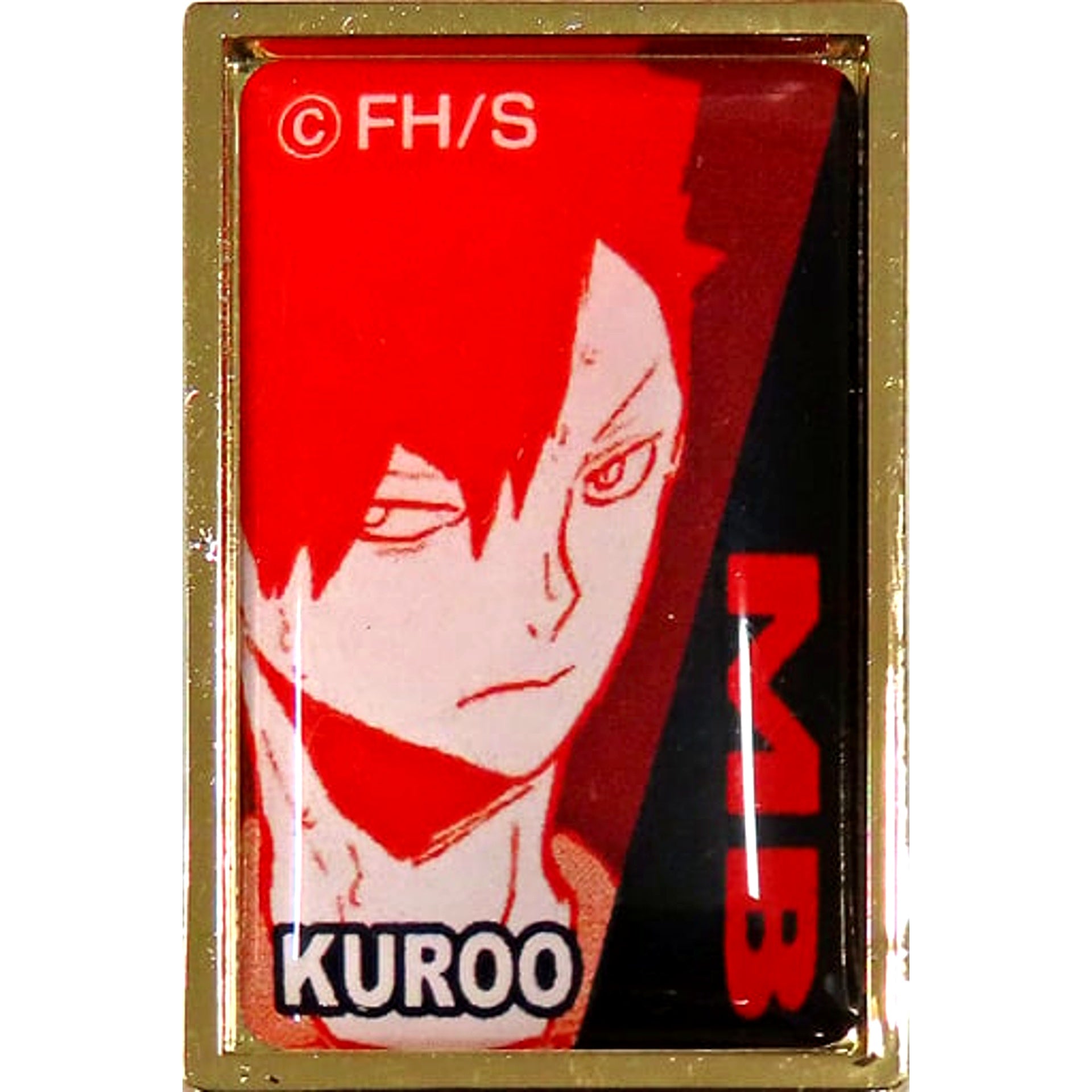 Tetsuro Kuroo Haikyu!! 5th Anniversary Made to Order Pins Nekoma High School [USED]