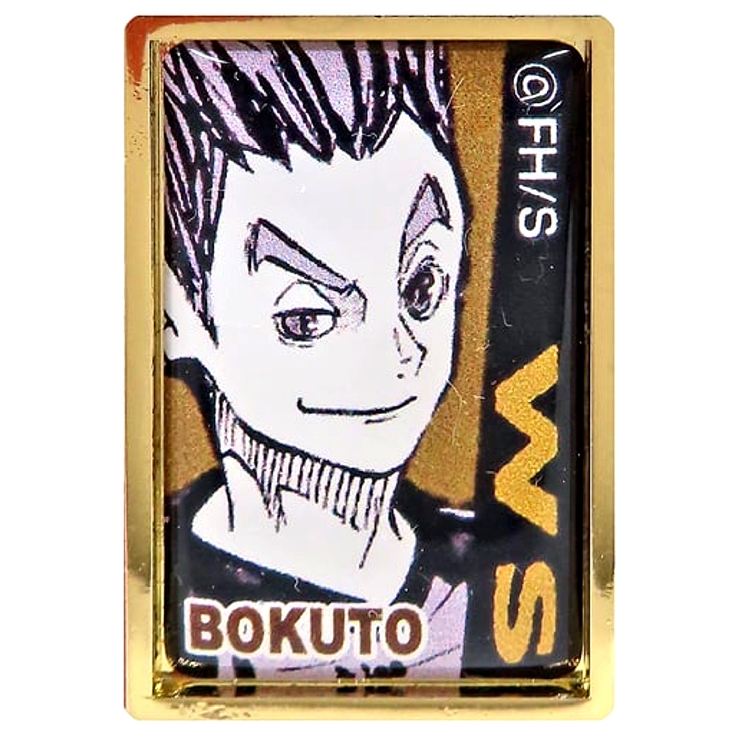 Kotaro Bokuto Haikyu!! 5th Anniversary Made to Order Pins Fukurodani Academy [USED]