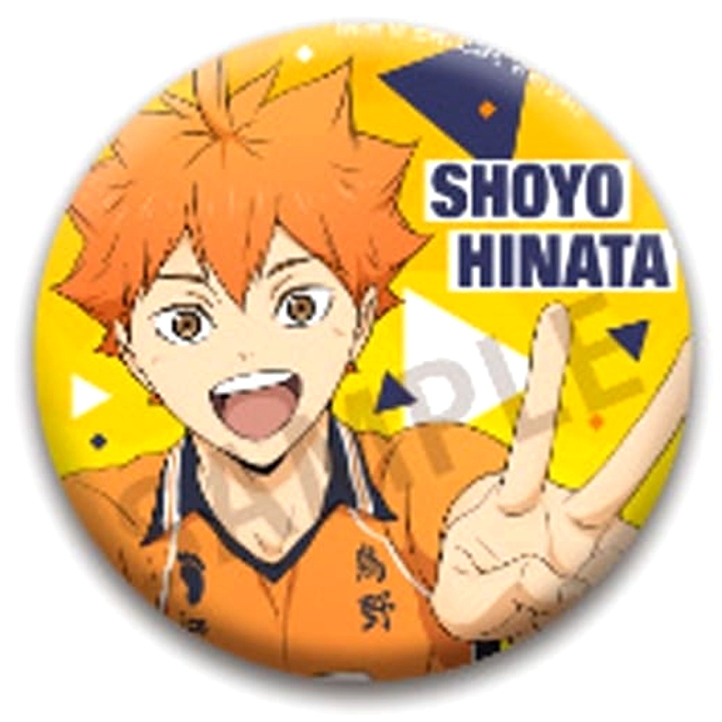 Haikyu!! Shoyo Hinata School Object Trading Can Badge Buttons [USED]