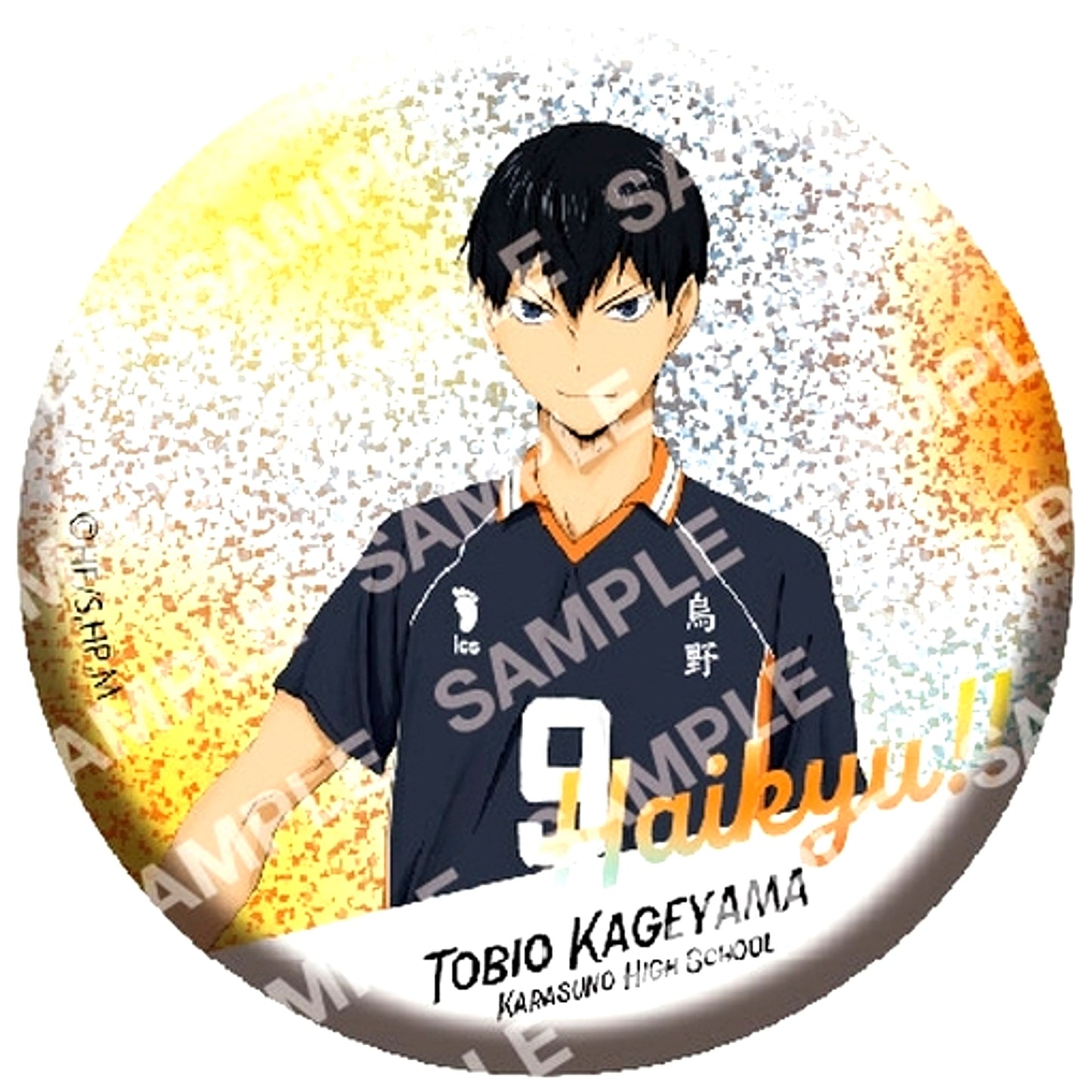 Tobio Kageyama Glitter Haikyu!! Button Collection [USED]
