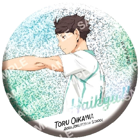 Haikyu!! Toru Oikawa Glitter Can Badge Collection Buttons [USED]