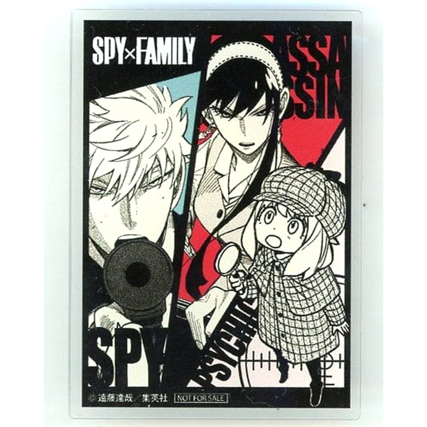 SPY x FAMILY Forger Family Special Acrylic Badge Vol.5 Release Commemoration Mystery Solving Campaign Winning Item Buttons [USED]