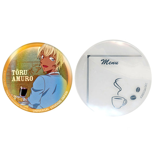 Toru Amuro Detective Conan Collectible Button Universal Studios Japan 2022 Ltd [USED]