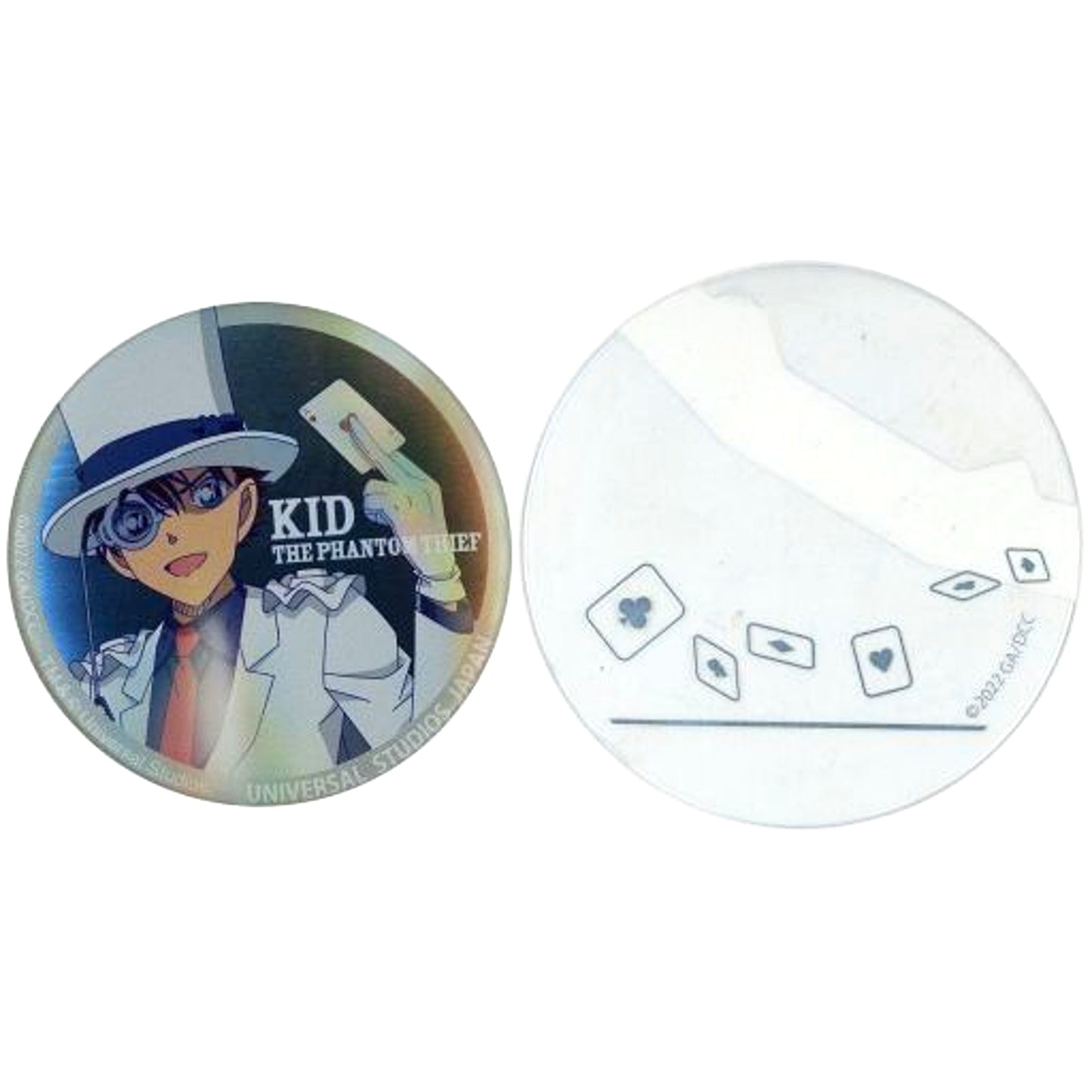 Kaitou Kid Detective Conan Collectible Button Universal Studios Japan 2022 Limited [USED]