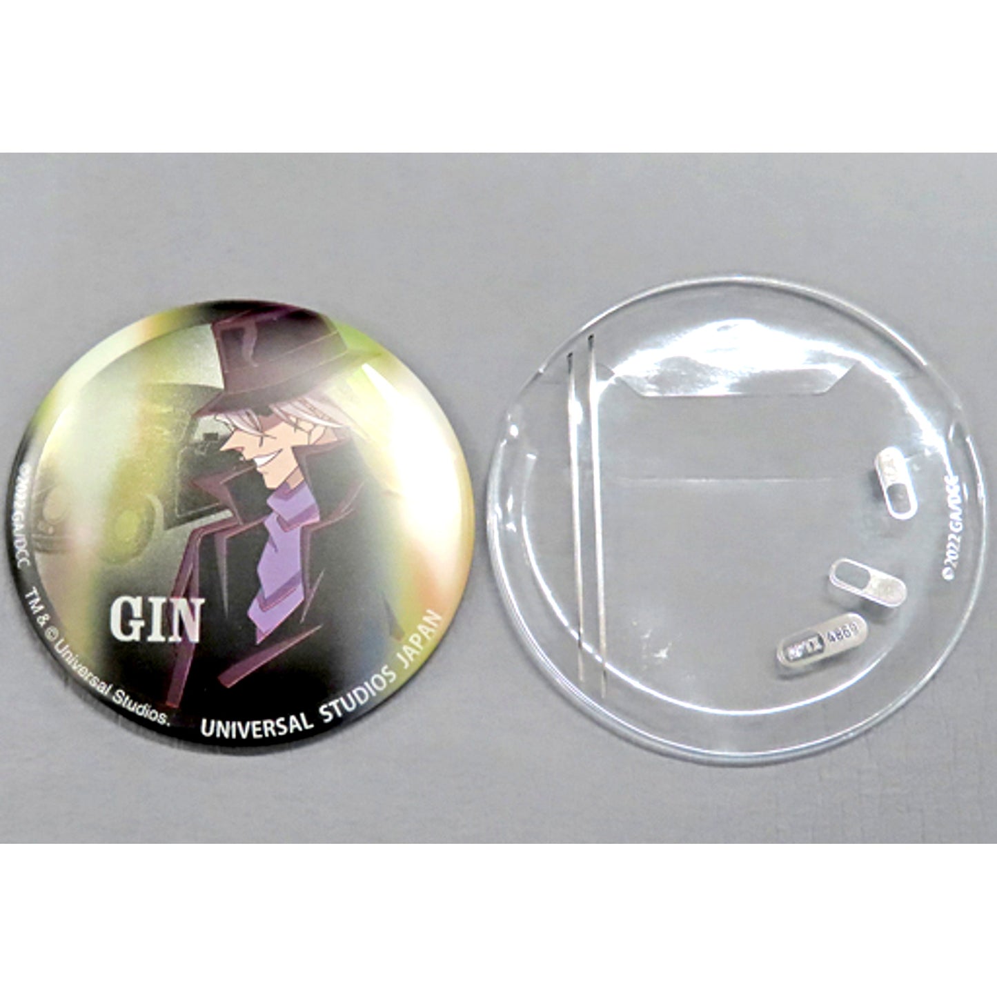 Gin Detective Conan Collectible Button Universal Studios Japan 2022 Limited [USED]