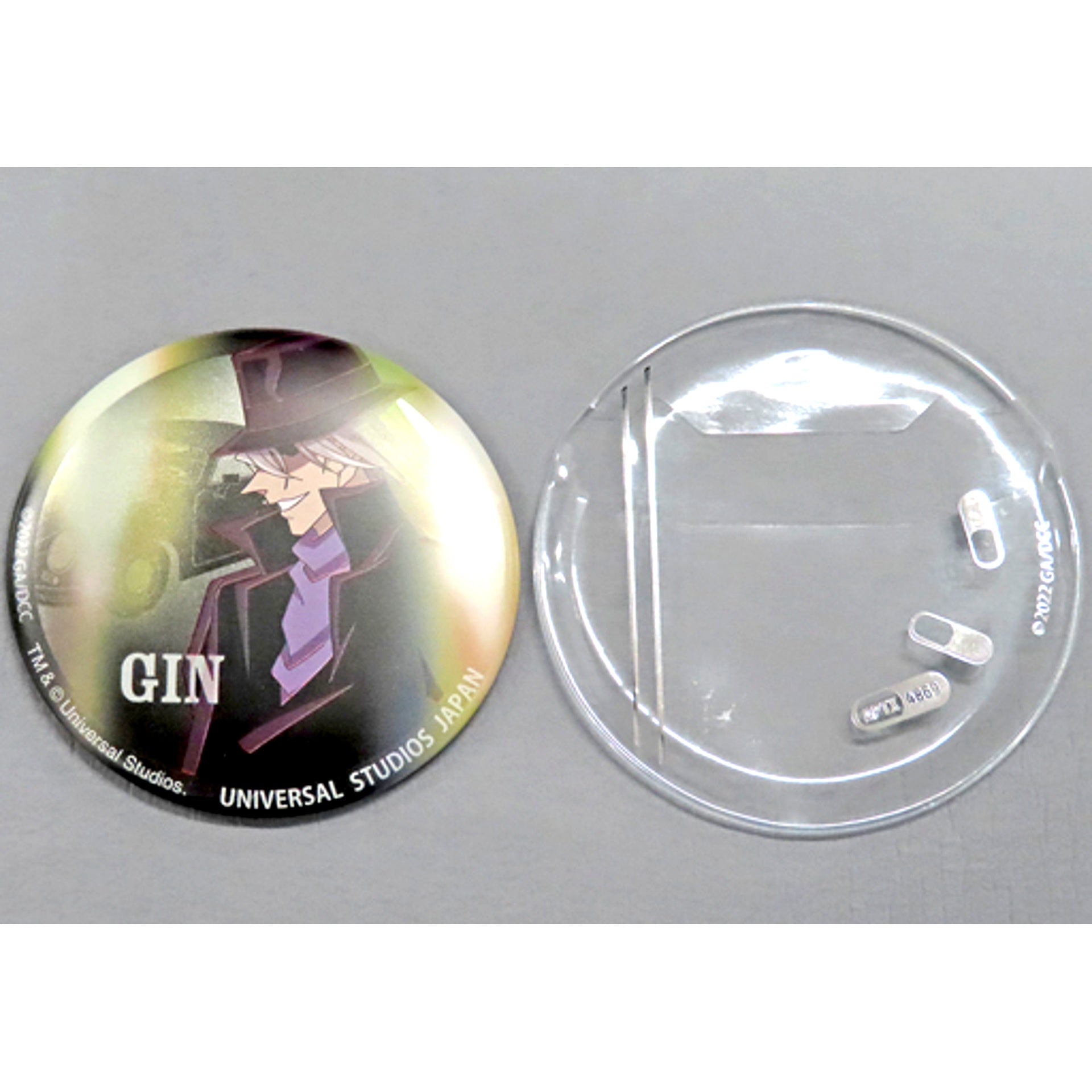 Gin Detective Conan Collectible Button Universal Studios Japan 2022 Limited [USED]