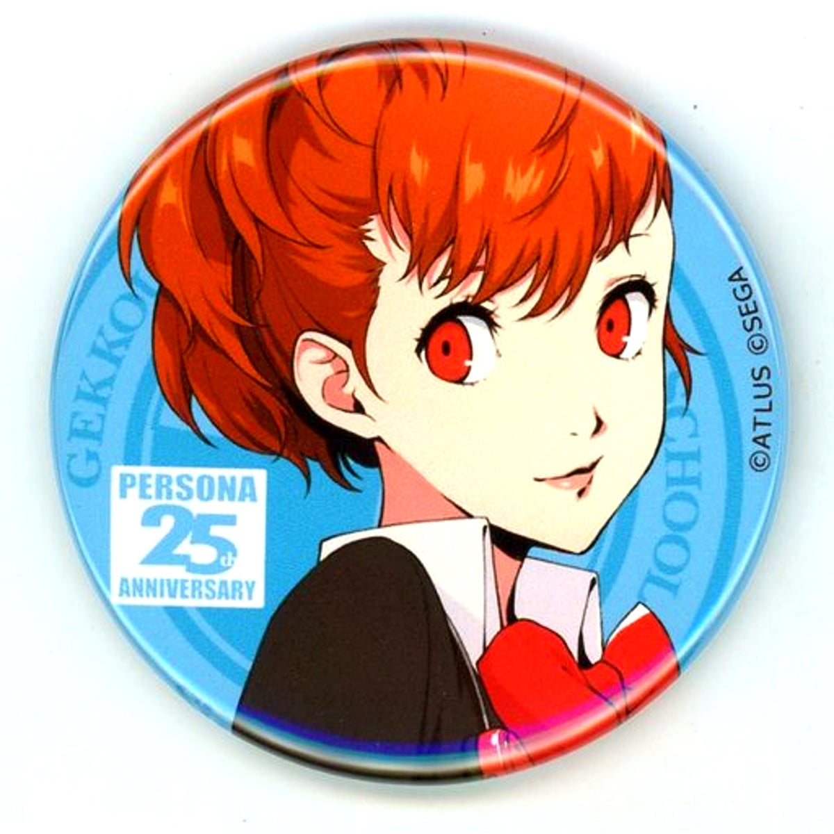 Protagonist Persona 3 PW Persona 25th Anniversary Trading Button [USED]