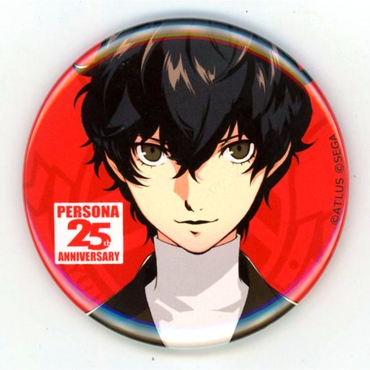 Protagonist Persona 5 Persona 25th Anniversary Trading Button [USED]