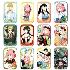 SPY x FAMILY Anya Forger & Others Round Squiare Can Badge All 12 Types Set Buttons [USED]