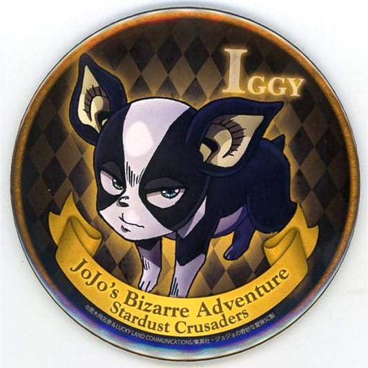 Iggy JoJo's Bizarre Adventure Part 3: Stardust Crusaders Button Amazon JP Limited Blu-ray/DVD Egypt Arc Vol.1 Purchase Bonus [USED]