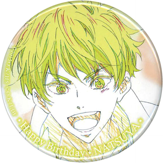 Free! Series Natsuya Kirishima Childhood Open Mouth Hopeful Birthday Birthday Presents Can Badge Collection Natsuya Store Limited Buttons [USED]