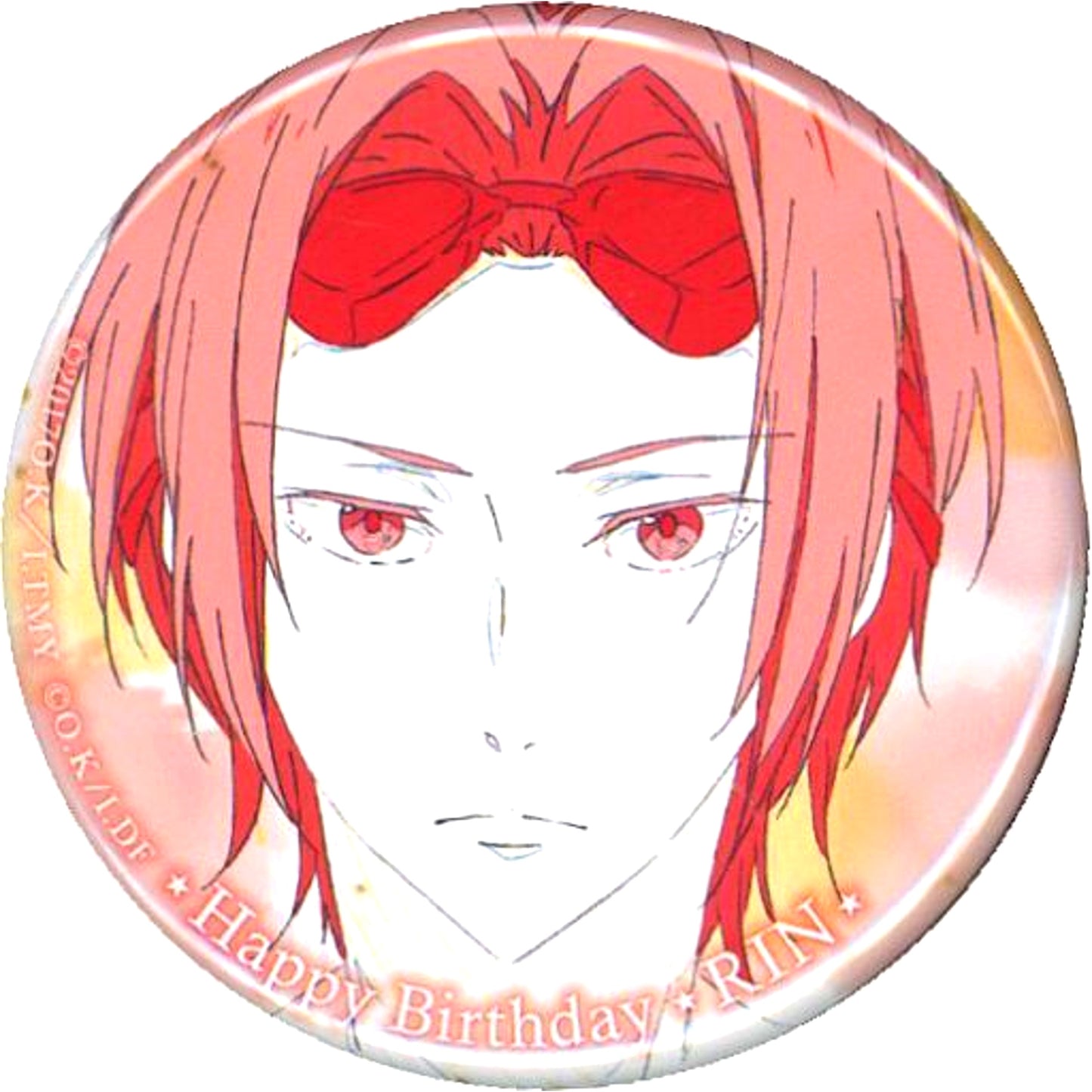 Rin Matsuoka - Eye Mask Free Series Birthday Presents Hopeful Birthday Tin Badge Collection Rin Store Ltd [USED]