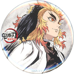 Demon Slayer: Kimetsu no Yaiba Kyojuro Rengoku Kasugaigarasu Eye-Catch Random Can Badge Ichi Total concentration Exhibition Mugen Train Arc Entertainment District Arc Limited Buttons [USED]