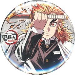 Demon Slayer: Kimetsu no Yaiba Kyojuro Rengoku Mugen Train Arc Ep. 1 Eye-Catch Random Can Badge Two Total Concentration Exhibition Mugen Train & Entertainment District Arc Limited Buttons [USED]