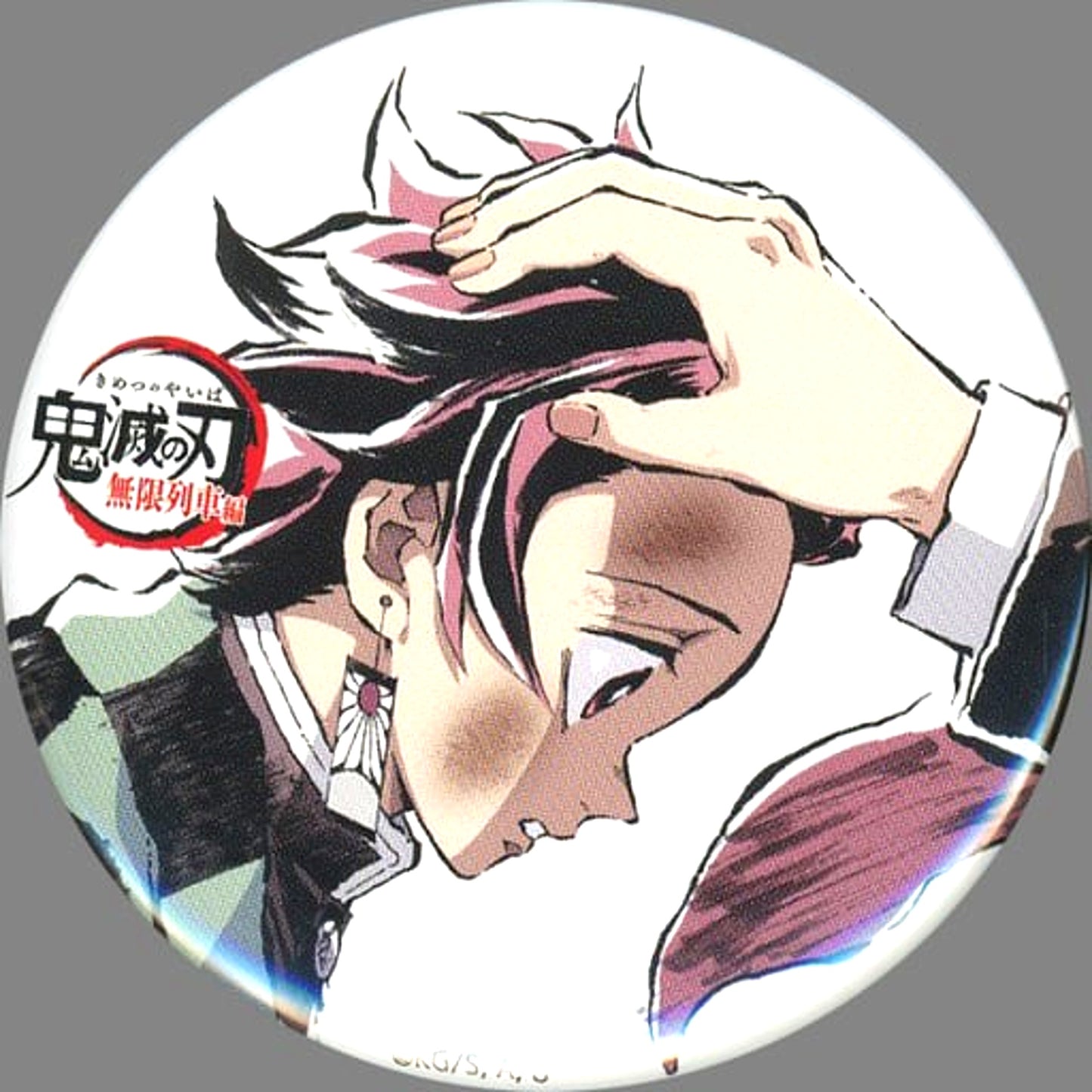 Tanjiro Kamado x Kyojuro Rengoku Mugen Train Ep 7 Demon Slayer Total Concentration Exhibition Mugen Train Entertainment District Eyecatch Random Button 4 [USED]