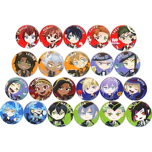 Set of 22 Disney Twisted-Wonderland Gurihiru Art Ver. Button Collection Gurihiru ART POP UP STORE in Loft [USED]