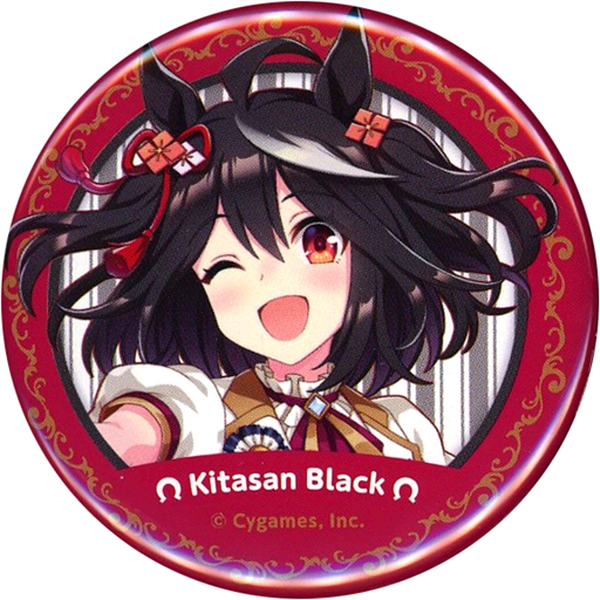 Kitasan Black Uma Musume Pretty Derby Official Button New Stars Rose Ver. 4th EVENT SPECIAL DREAMERS!! [USED]