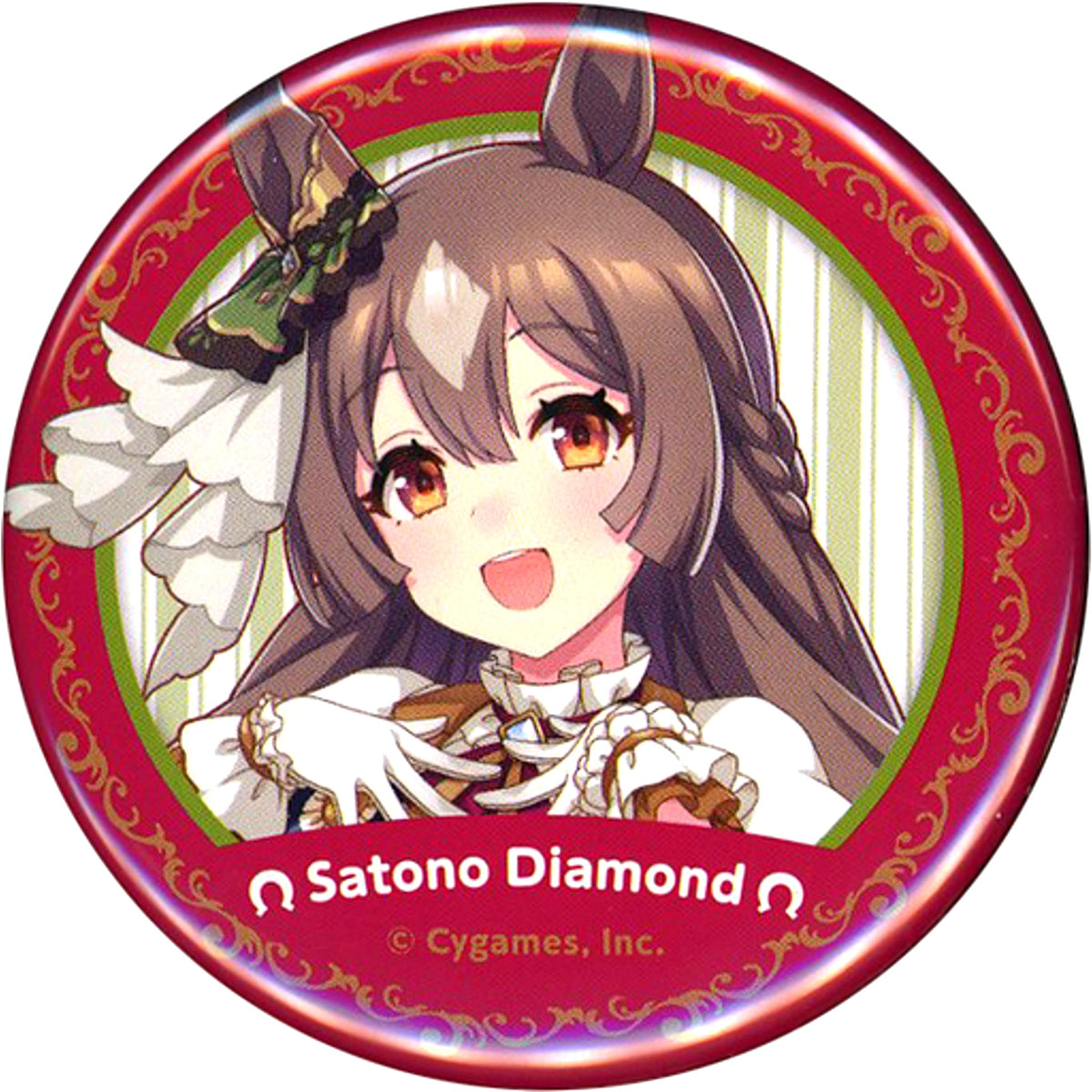 Satono Diamond Uma Musume Pretty Derby Official Button New Stars Rose Ver. 4th EVENT SPECIAL DREAMERS!! [USED]