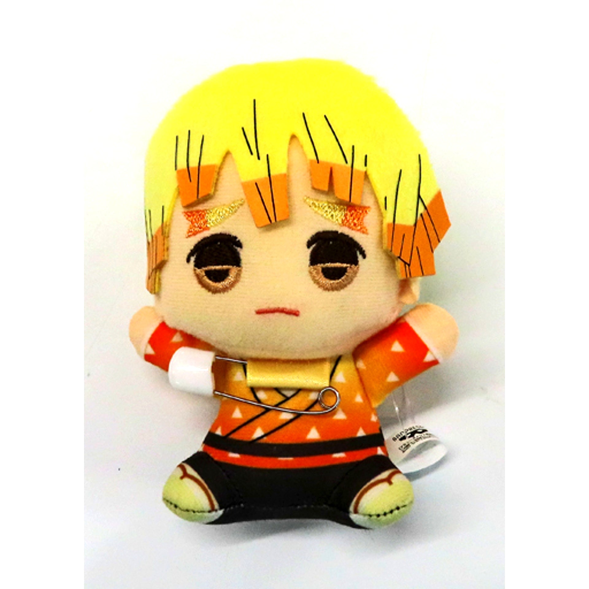 Zenitsu Agatsuma Clinging Plush Badge Vol. 4 Demon Slayer: Kimetsu no Yaiba [USED]