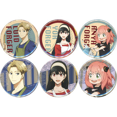 SPY x FAMILY Anya Forger & Others Trading Can Badge Cleaning Ver. All 6 Types Set Buttons [USED]