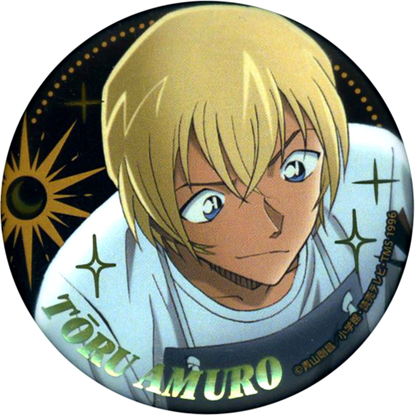 Toru Amuro Black Background Detective Conan Blind Button Enforcer Ver. [USED]