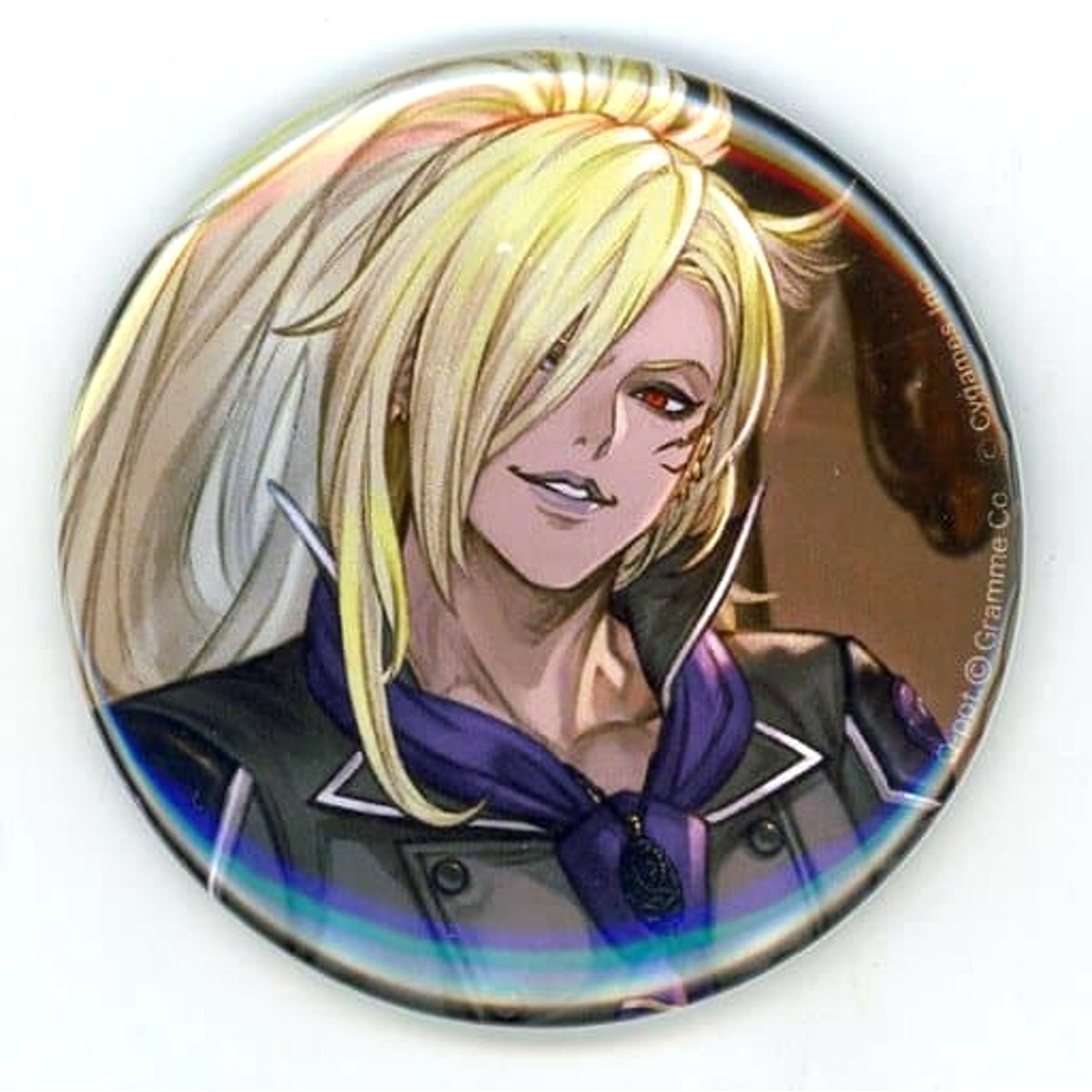 Granblue Fantasy Beelzebub Can Badge Q-pot Cafe. 2nd Edition Exclusive Buttons [USED]