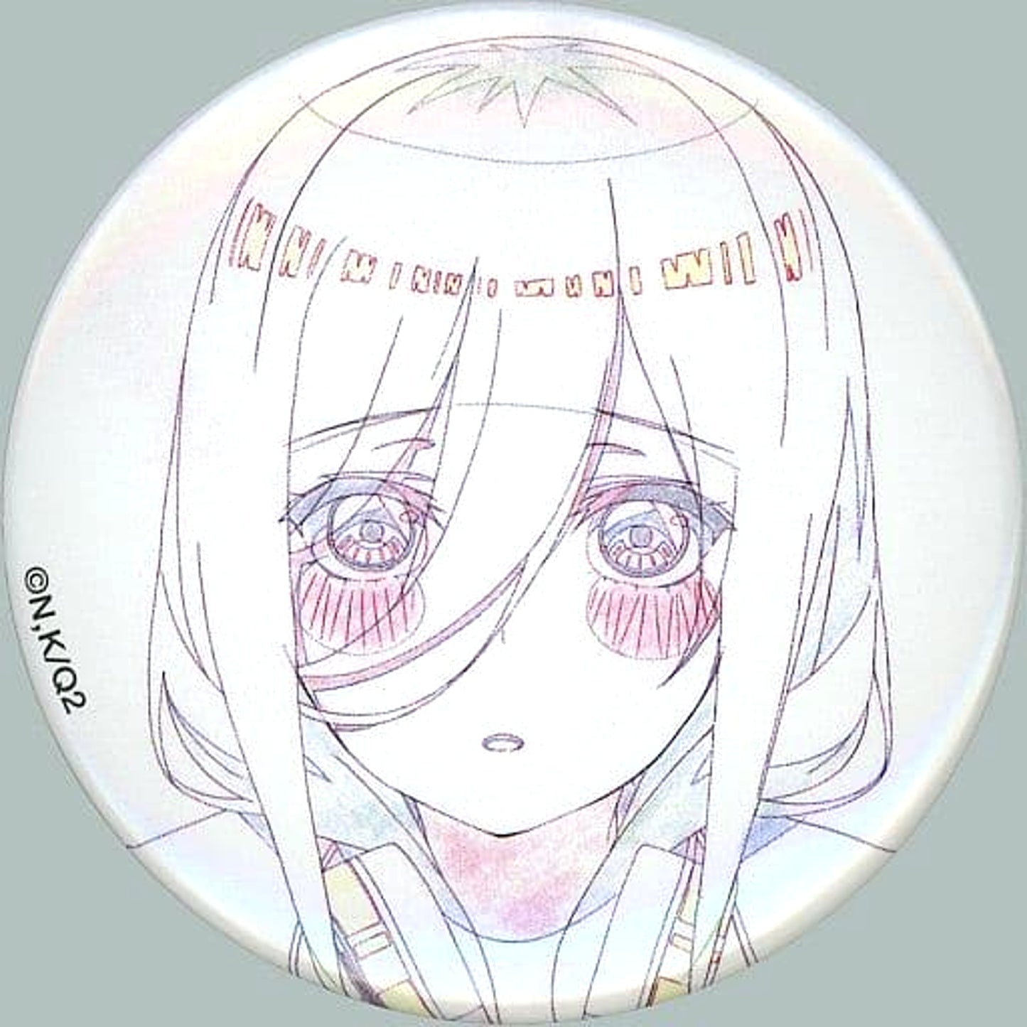 The Quintessential Quintuplets Miku Nakano Key Frame Character Badge Collection The Quintessential Quintuplets Exhibition Memories Limited Buttons [USED]