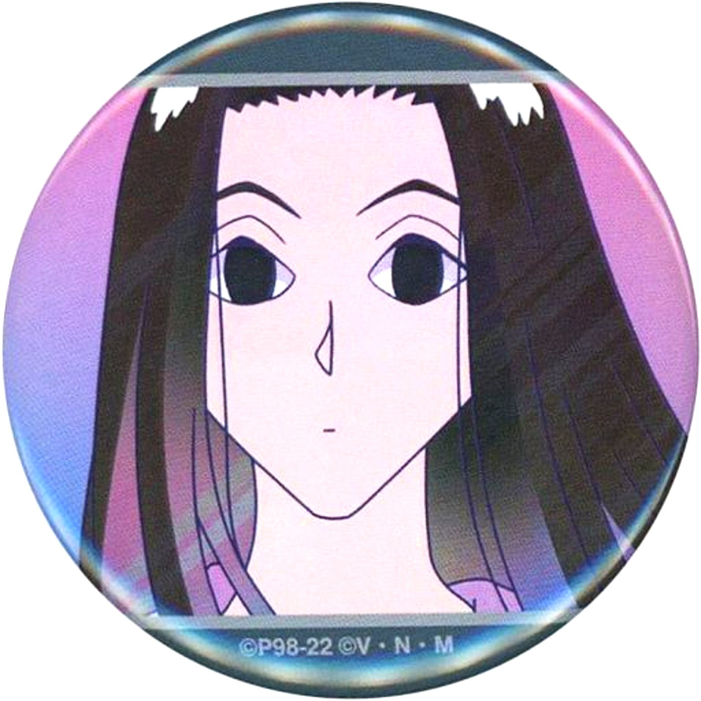 Illumi Zoldyck HUNTERxHUNTER Trading Ani-Art clear label Button Ver. A [USED]