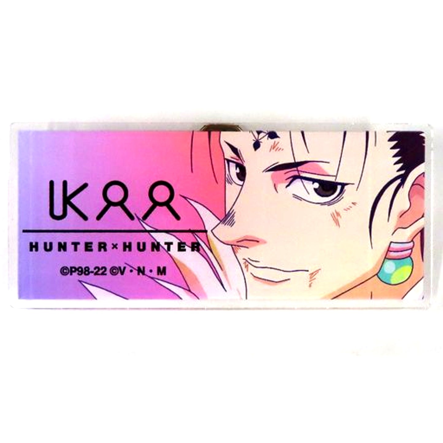 Chrollo Lucilfer Hunter x Hunter Trading Ani-Art clear label Acrylic Name Plate ver B [USED]
