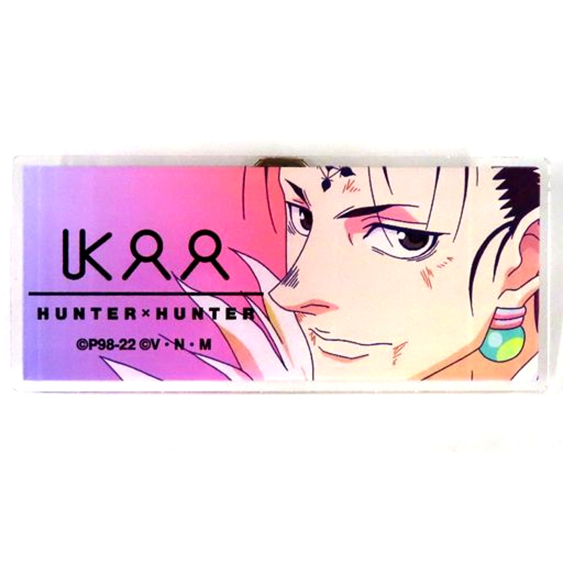 Chrollo Lucilfer Hunter x Hunter Trading Ani-Art clear label Acrylic Name Plate ver B [USED]
