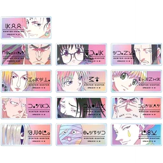Hunter x Hunter Killua Zoldyck & Others All 13 Types Set Ani-Art Clear Label Random Acrylic Name Plates Ver.B [USED]