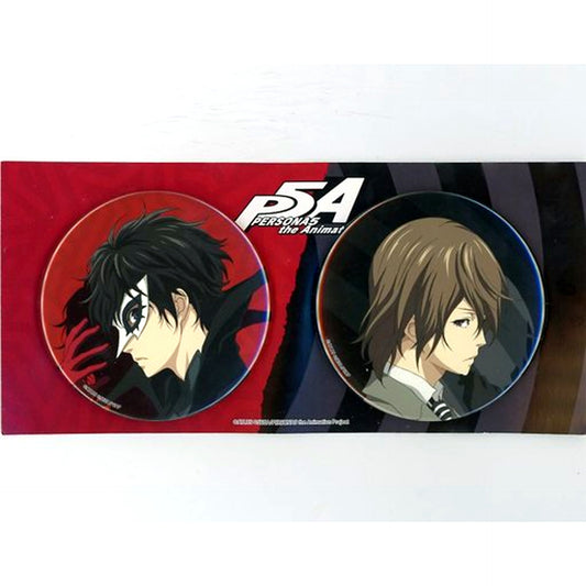 Ren Amamiya and Goro Akechi BIG Button Set Special Visual Version Persona 5 the Animation [USED]