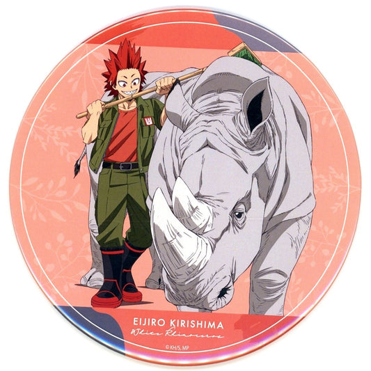 Eijiro Kirishima My Hero Academia Tobu Zoological Park Collaboration Illustration Visual Zookeeper Ver. Big Button [USED]