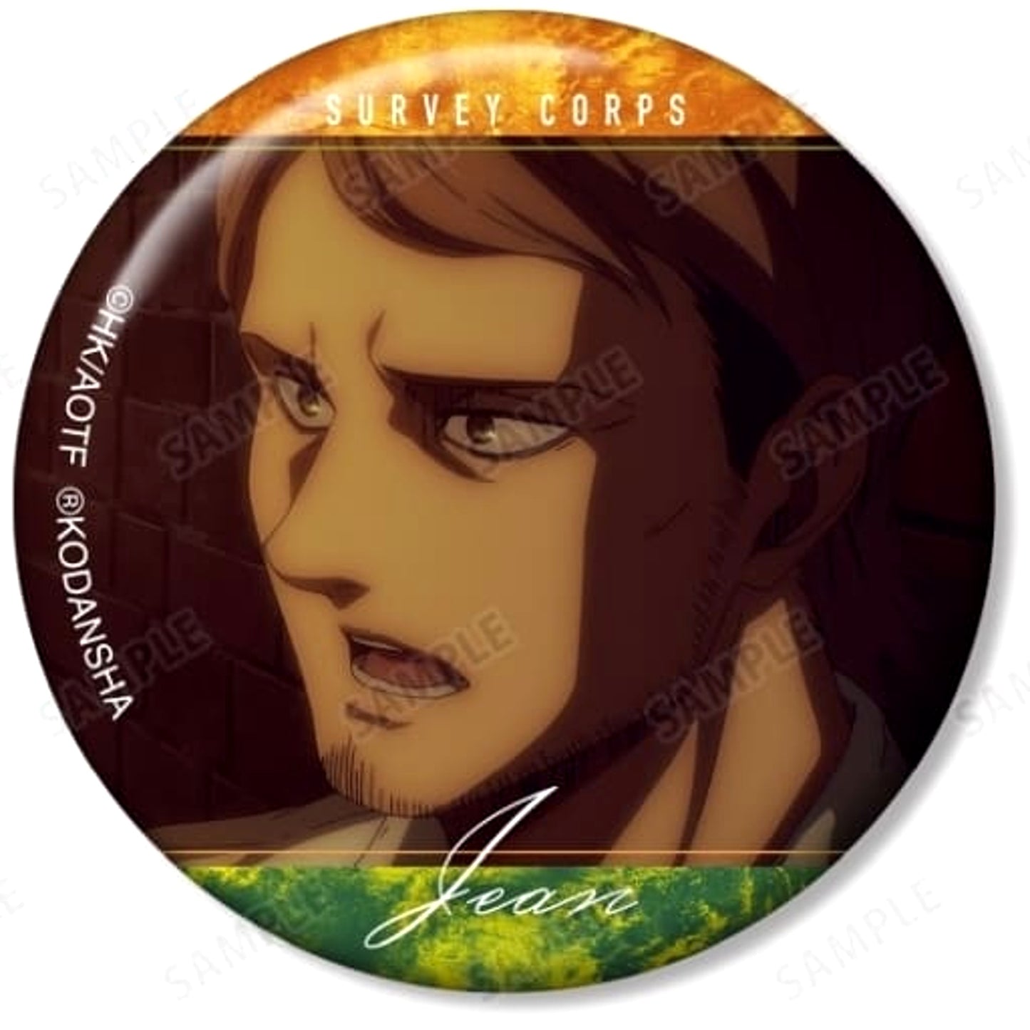 Attack on Titan Jean Kirstein Trading Can Badge Vol.5 Buttons [USED]