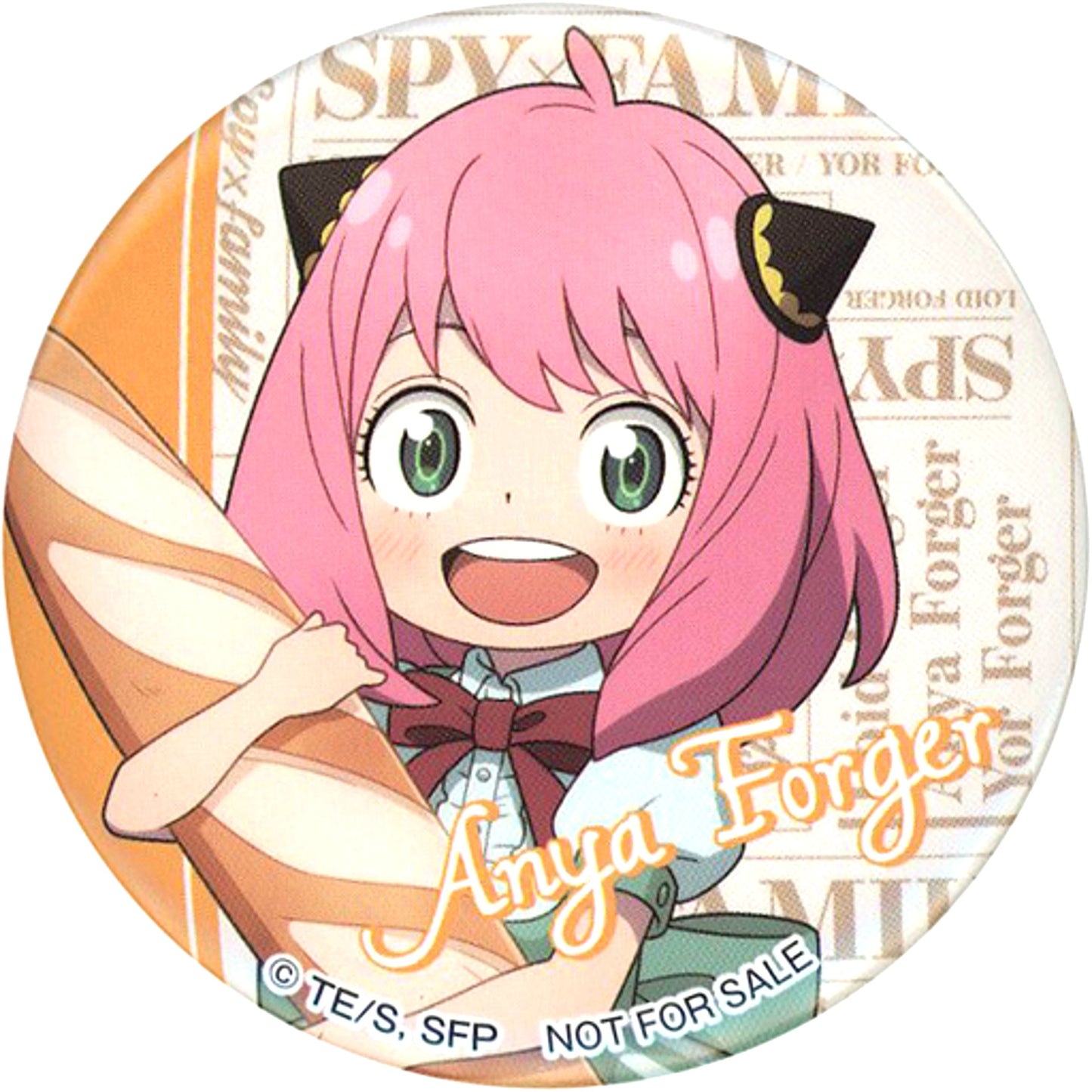Anya Forger - Bakery Badge SPY x FAMILY x GiGO Campaign Crane Game Bonus [USED]