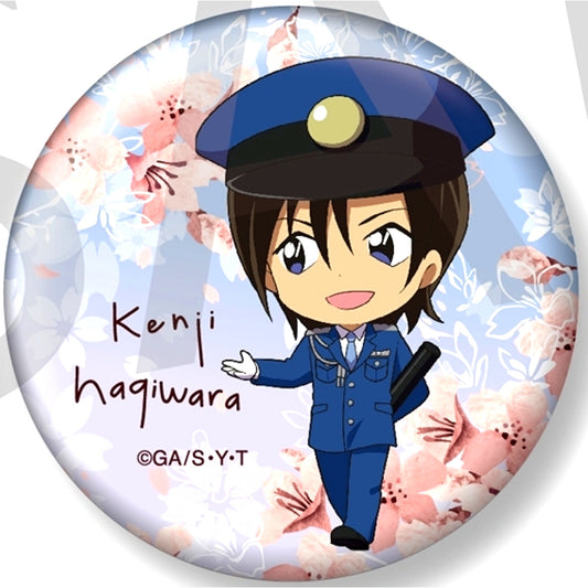 Kenji Hagiwara Detective Conan Niitengo Button Collection SAKURA Graduation Ver. [USED]