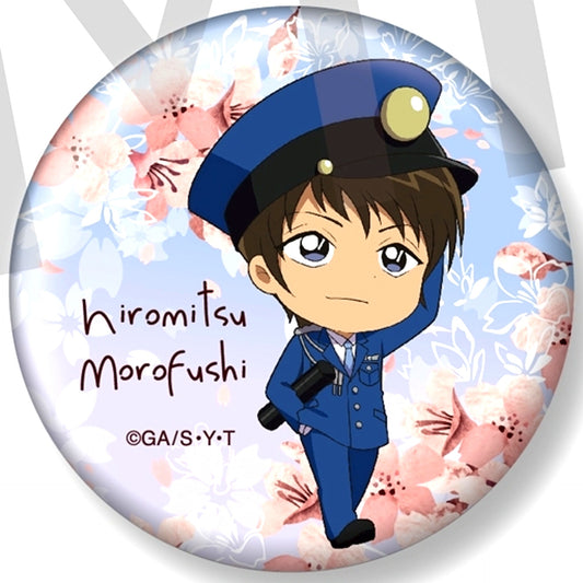 Hiromitsu Morofushi Detective Conan Niitengo Button Collection SAKURA Graduation Ver. [USED]