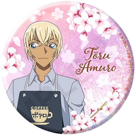 Toru Amuro Detective Conan Big Glitter Random Button Vol. 3 Sakura Ver. [USED]