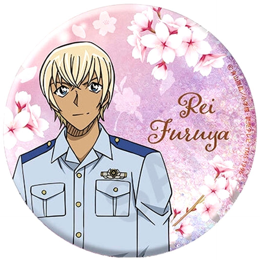 Rei Furuya Detective Conan Big Glitter Random Button Vol.3 Sakura Ver. [USED]